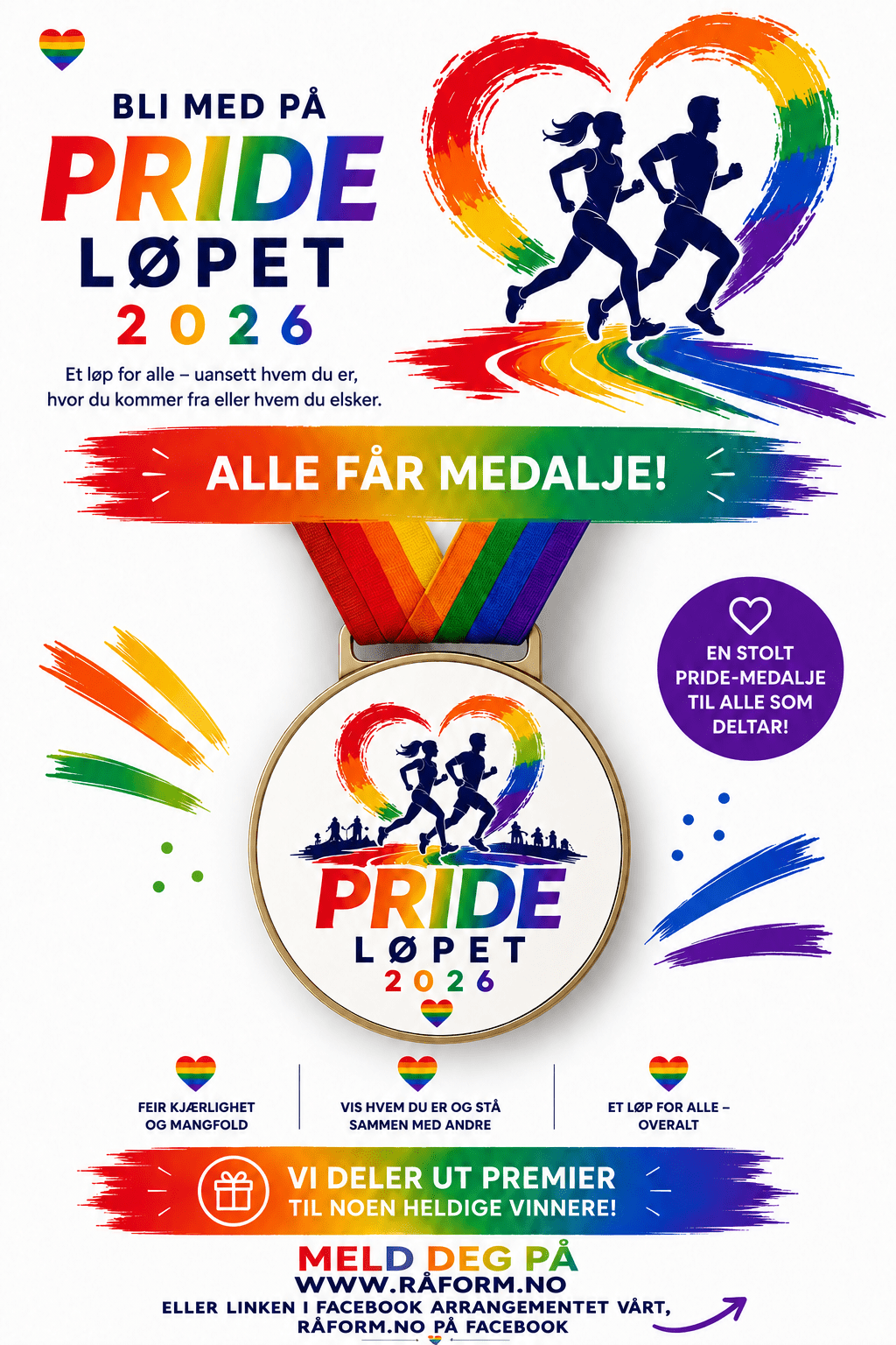 PRIDE LØPET 2026 - RåForm