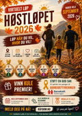 🍂 VIRTUELT HØSTLØP 2026 – VI LØPER FOR BARNEKREFTFORENINGEN 💛 - RåForm